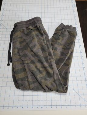 Camo Drawstring Jogger Pants
